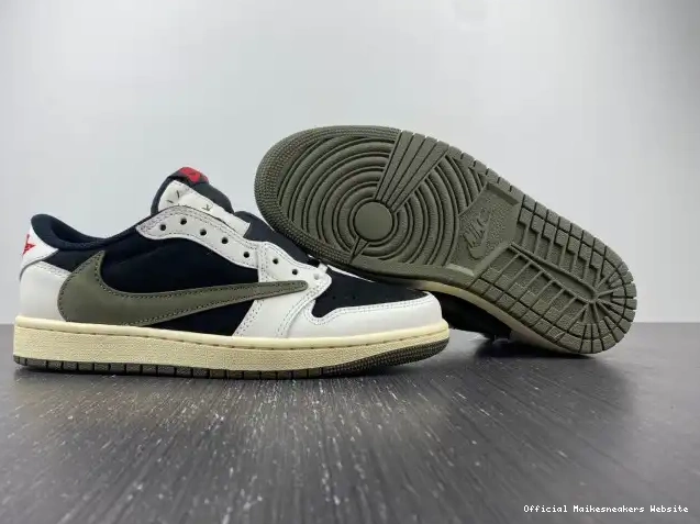 Official Maikesneakers Jordan Air Olive Low Travis OG x 1 DZ4137-106 WMNS Scott 0323